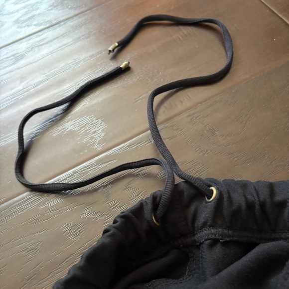 GAP Black & White Vintage 90s Wide Leg Athletic Pants - Picture 7 of 14